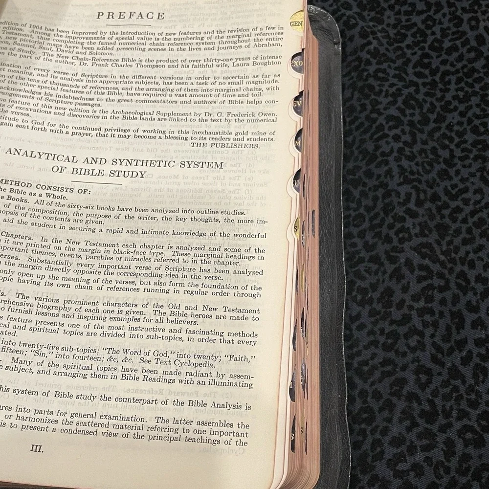Thompson Chain Reference Bible KJV 1964 4th Improved Edition‎ Leather Case